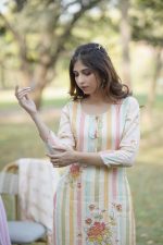Spring Strips Kurta Set