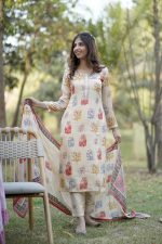 Preety In Blocks Kurta Set