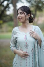 Bling In Blue Kurta Set