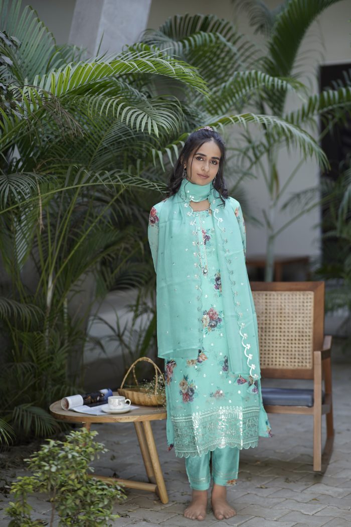 Tropical Blush Kurta Set