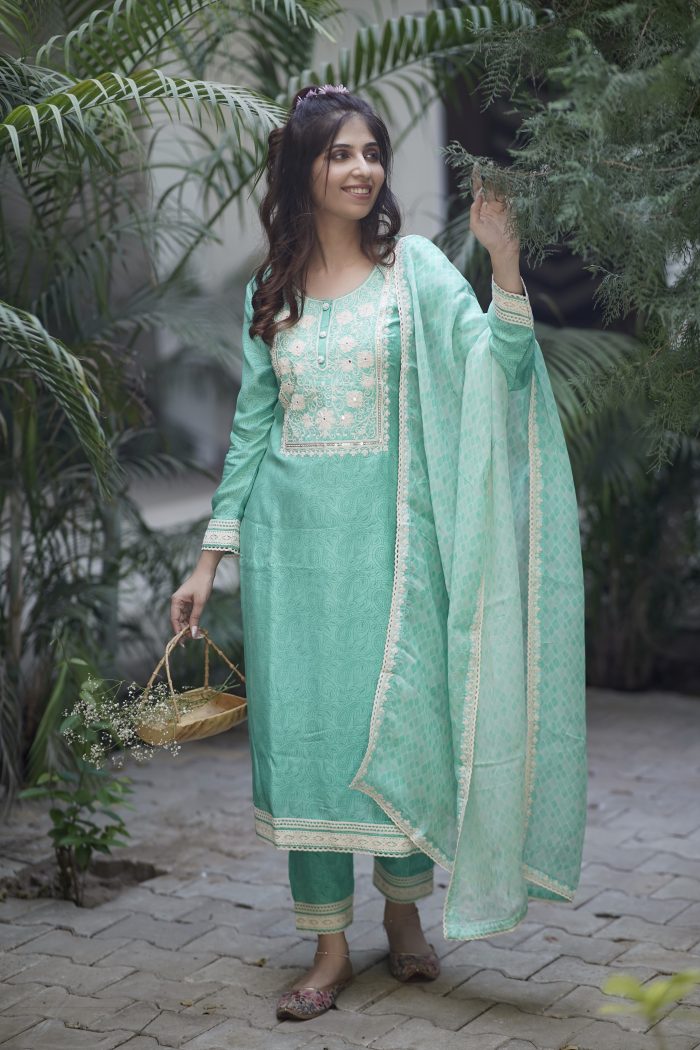 Breezy Blue Kurta Set