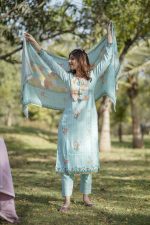 Chic Blue Kurta Set