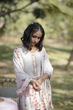 Crushed Grey Kurta Set