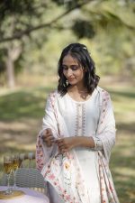 Crushed Grey Kurta Set