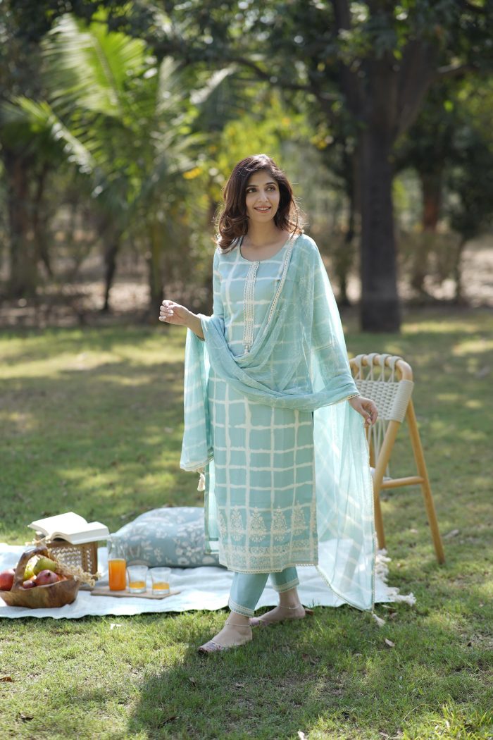 Blissful Blue Kurta Set