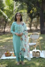 Mellow Turquoise Kurta Set