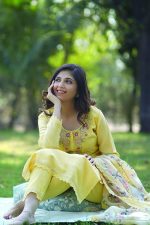 Spring Yellow Kurta Set