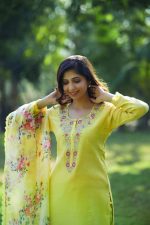 Spring Yellow Kurta Set